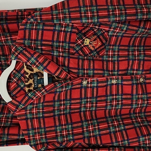 Ralph Lauren Plaid Herringbone Twill Sleep Set Size XL - Picture 9 of 14